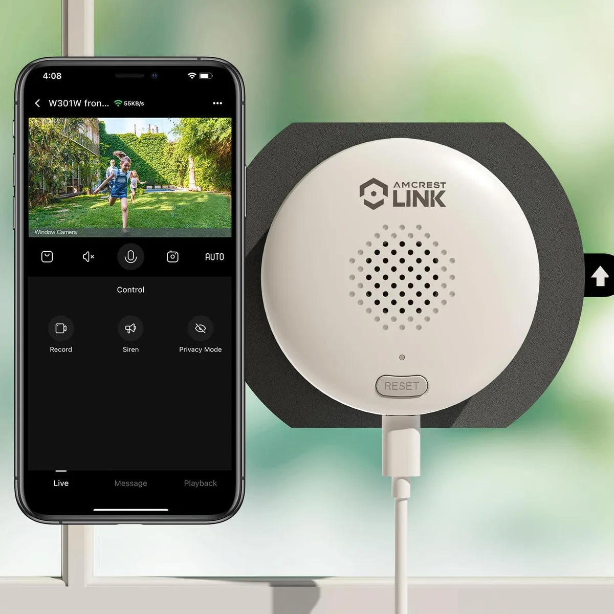 Amcrest Amcrest Link AL-W301W 3MP 2K Window Network Camera — product photo
