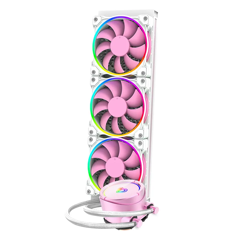 SXDOOL SXDOOL PINKFLOW 360 liquid cooler 360mm pink phantom ARGB — product photo