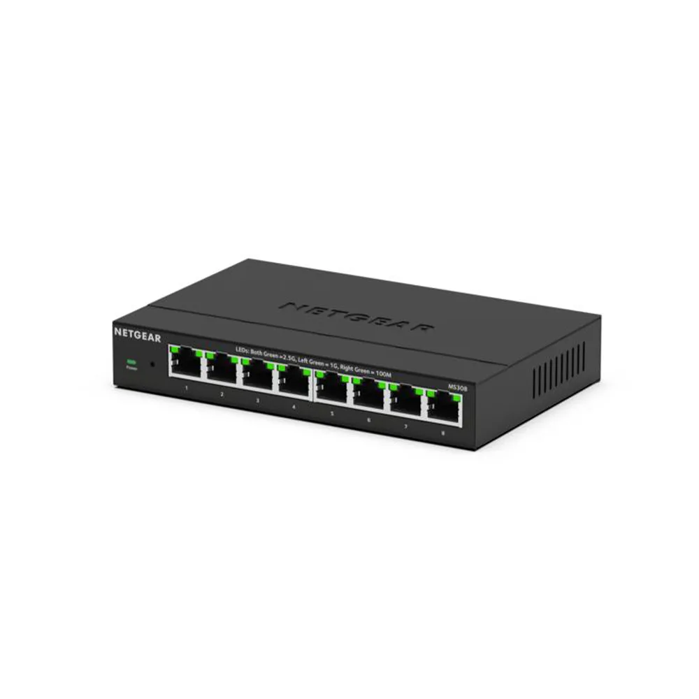 Netgear Inc. Netgear Inc. MS308-100NAS 8-port 2.5G network switch — product photo