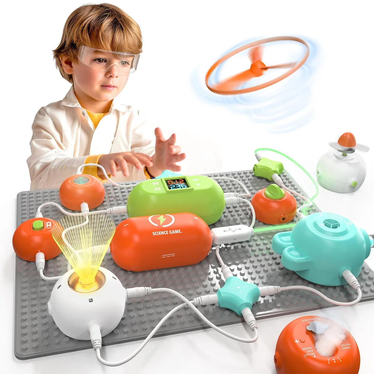 GENERIC circuit board STEM Toy 420 Projects 35 Parts QD-RC1007 — product photo