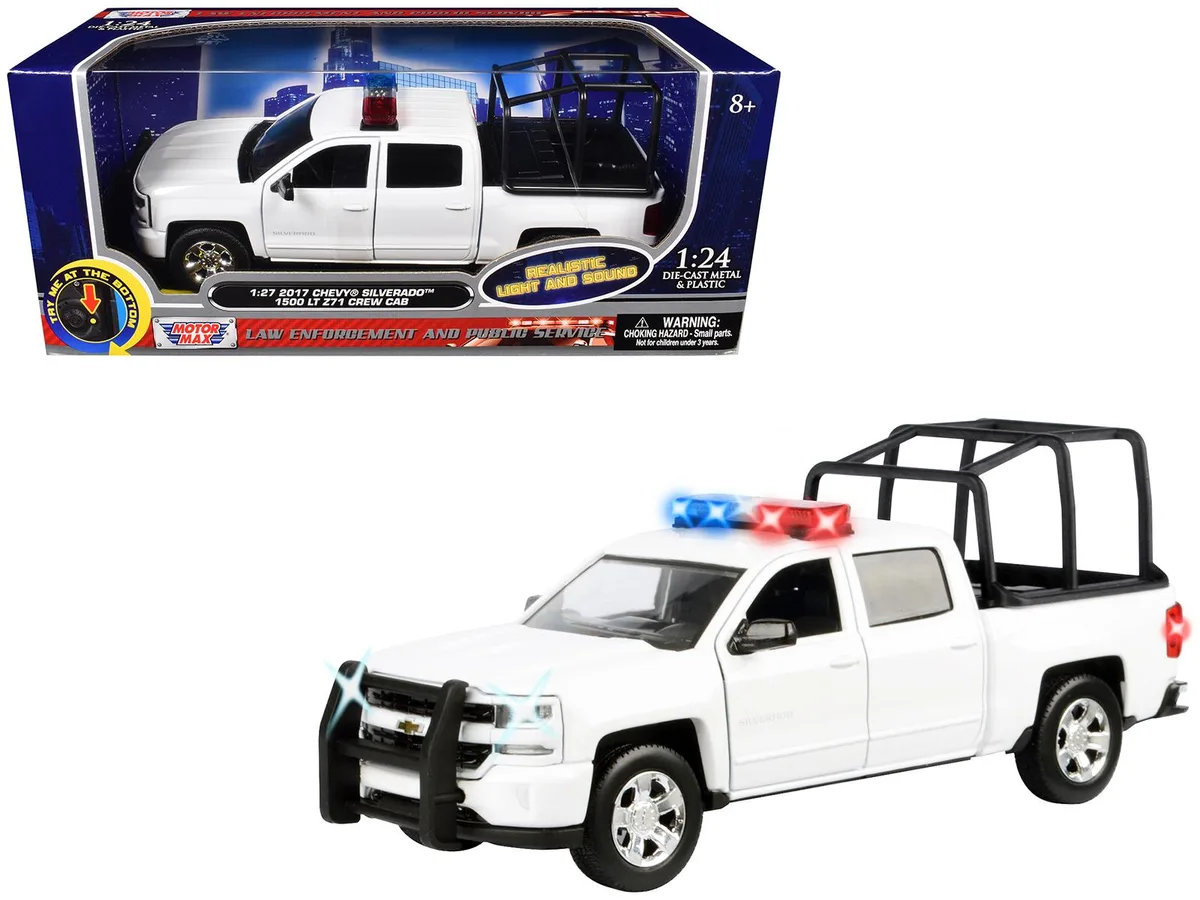 MOTORMAX MOTORMAX 2017 Chevrolet Silverado 1500 LT Z71 Crew Cab 1/27 Diecast hobby collectible — product photo