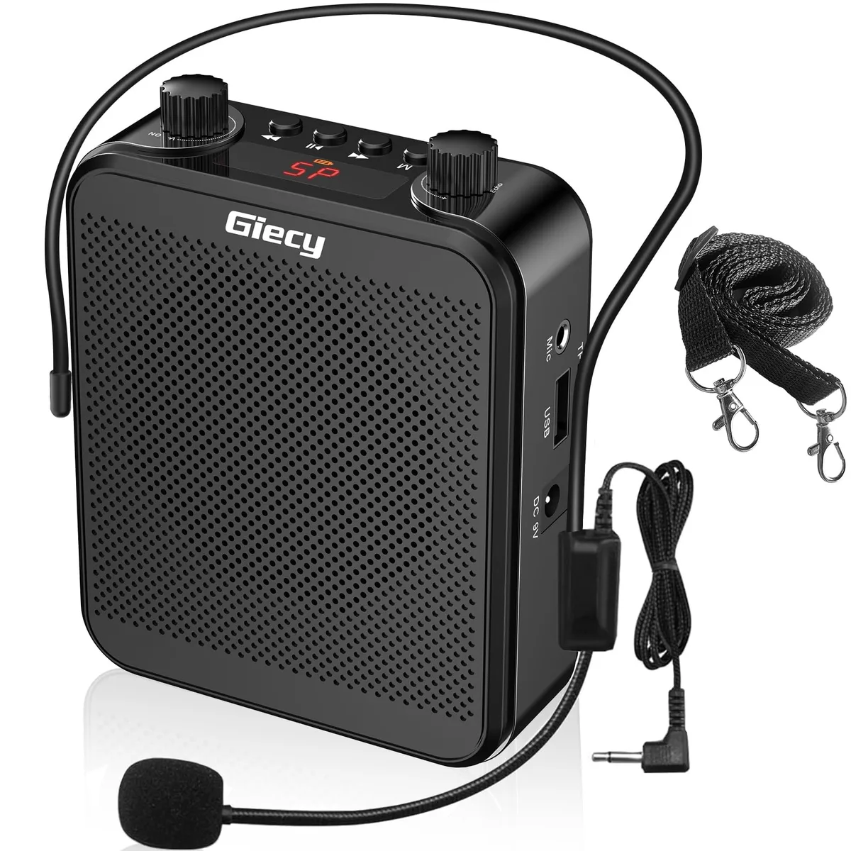  Pyle G300 30W Portable Voice Amplifier with Wired Microphone Headset — product photo