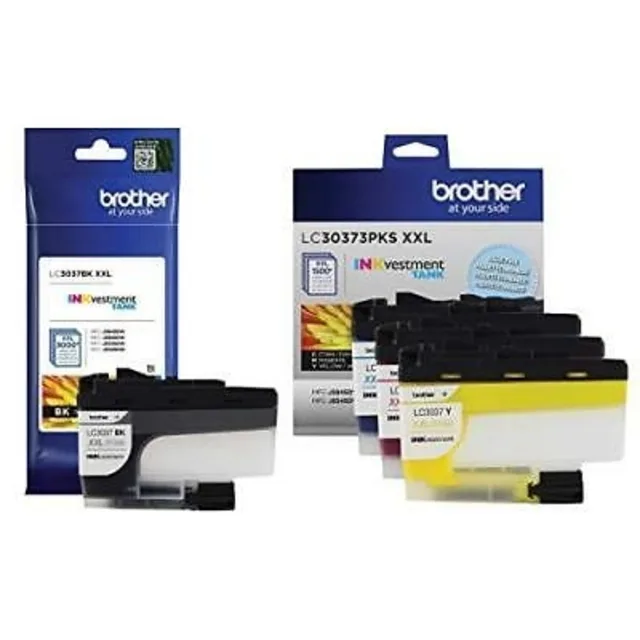 Brother Brother LC3037 Extra High Yield 4 Pack BK/C/M/Y ink cartridges (genuine brands) — product photo
