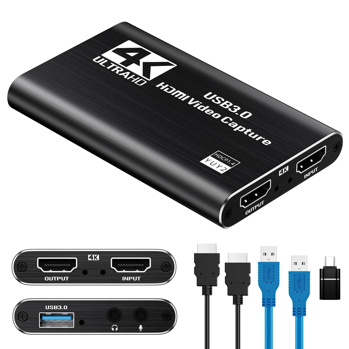 KEHIPI KEHIPI HDMI Capture Card 1080P 60FPS USB 3.0 tv tuner — product photo
