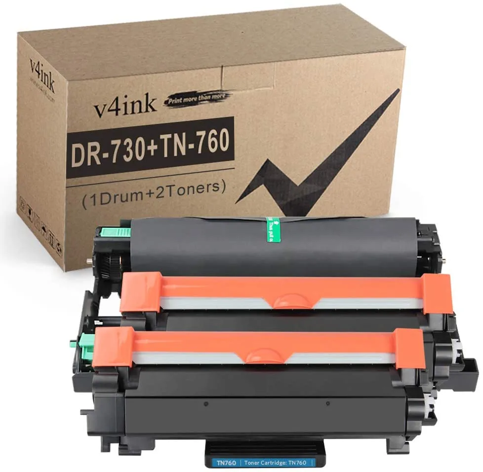 V4ink V4ink DR730 Drum + 2× TN760 Toner Set — product photo