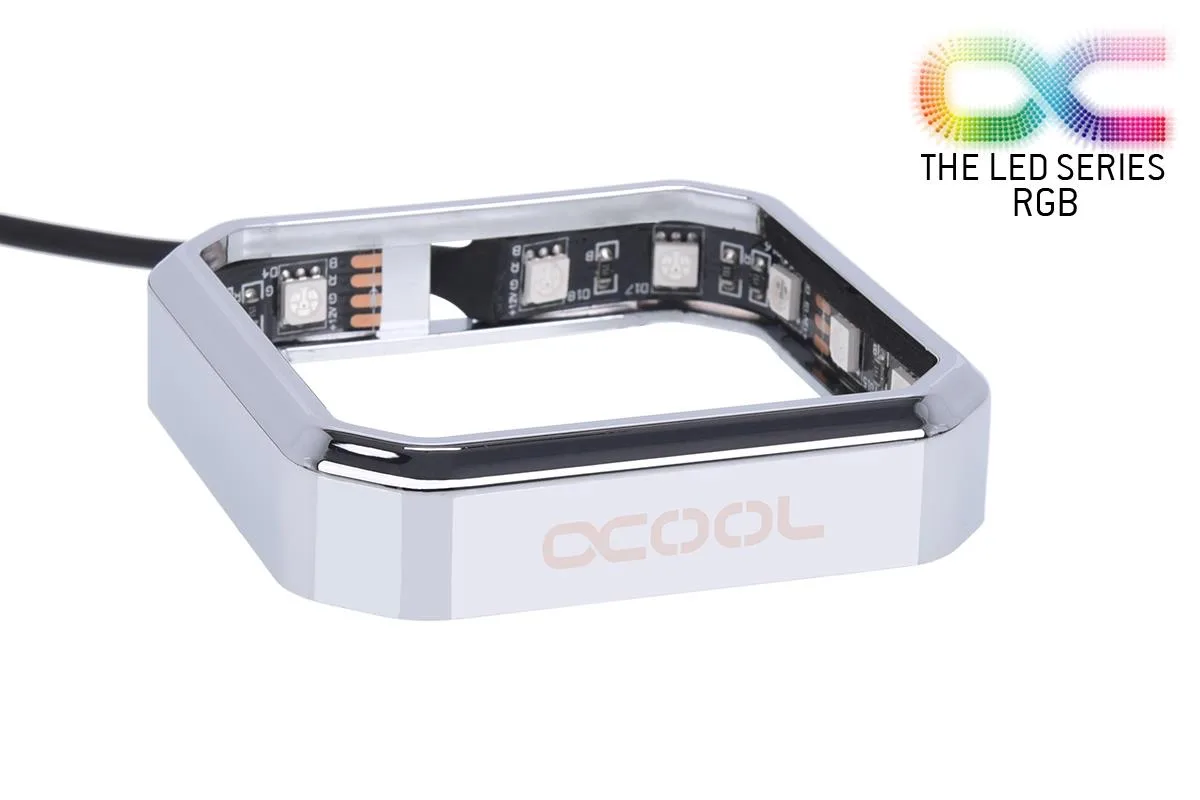 Alphacool Alphacool Aurora XPX RGB Frame Chrome 12932 — product photo