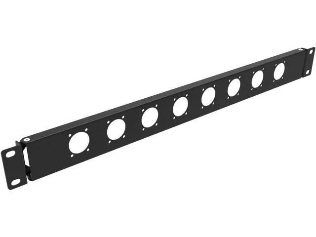 LORDWORLD LORDWORLD 1U Hinged Rack Panel 8D XLR HDMI 19 inch — product photo