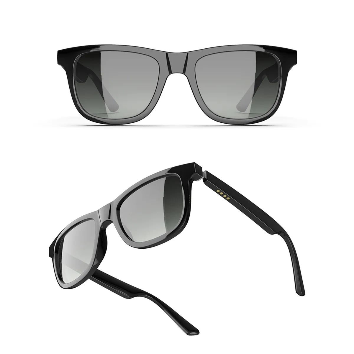 TUGAU TUGAU Auto Dimming 0.01s LCD Smart Glasses Polarized Bluetooth 5.0 IP66 13 Mins Charge TR90 — product photo