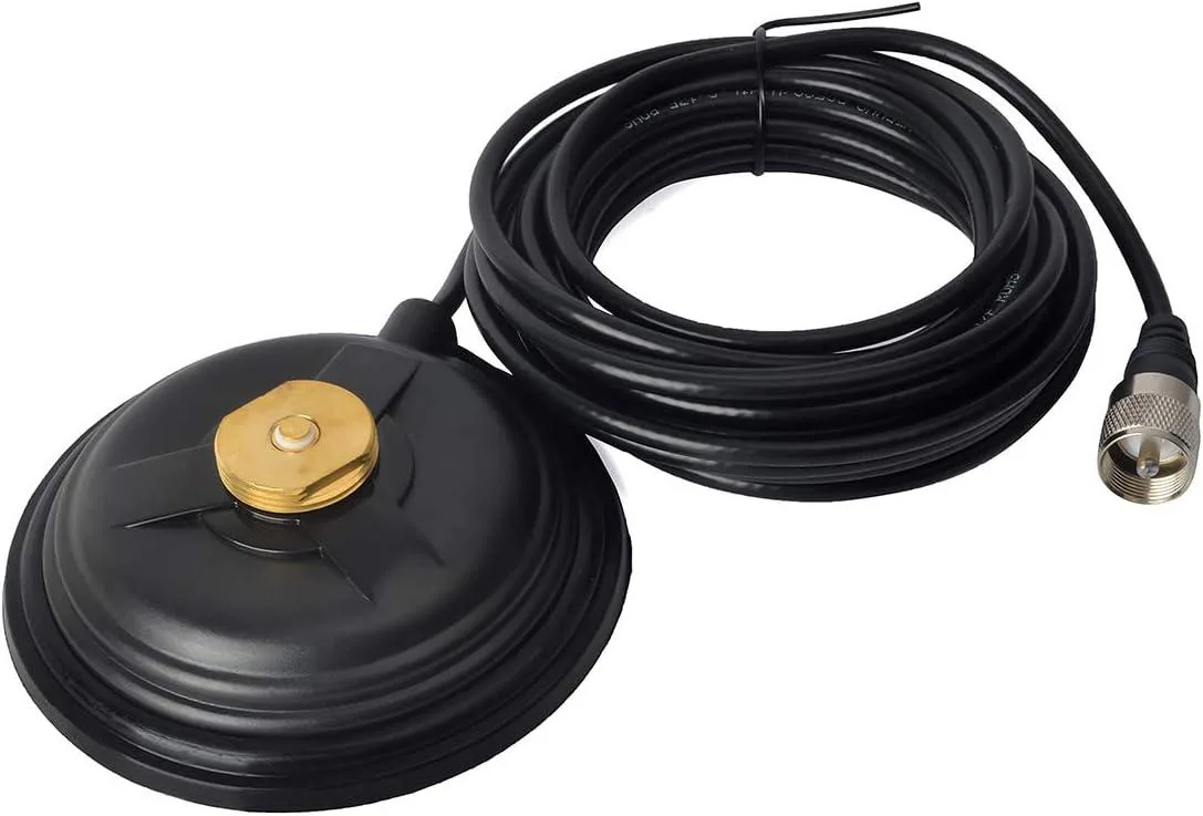 usbroway usbroway TC-110NMO two-way radio antenna mount 4.3" 5M RG58 PL-259 — product photo