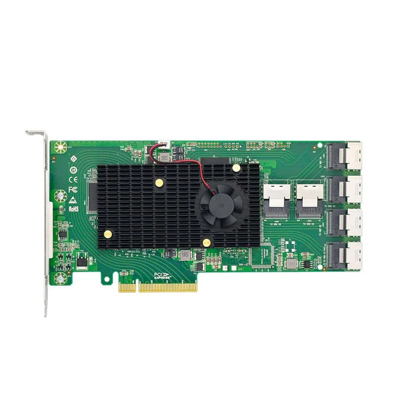 eshinreal eshinreal PCIe x8 24 Port SFF-8087 SAS 2.0 Expansion Card — product photo