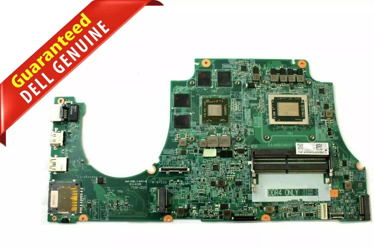 DELL DELL DAAM9CMBAD0 Motherboard Inspiron 15 5576 AMD FX-9830P 3.0GHz Radeon R7 DDR4 32GB Laptop Replacement Part — product photo
