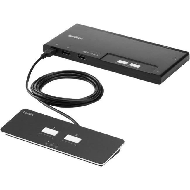 Belkin Belkin F1DN102MODPP4 2-port DisplayPort KVM switch — product photo