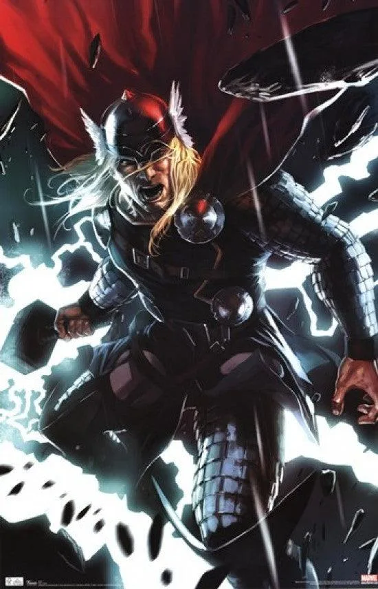 Thor comic poster print 24 x 36 inches on premium heavy stock paper