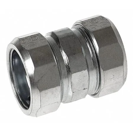 Hubbell Incorporated Hubbell Incorporated RACO 1824 1 in Compression Coupling Steel Zinc Plated Gray — product photo