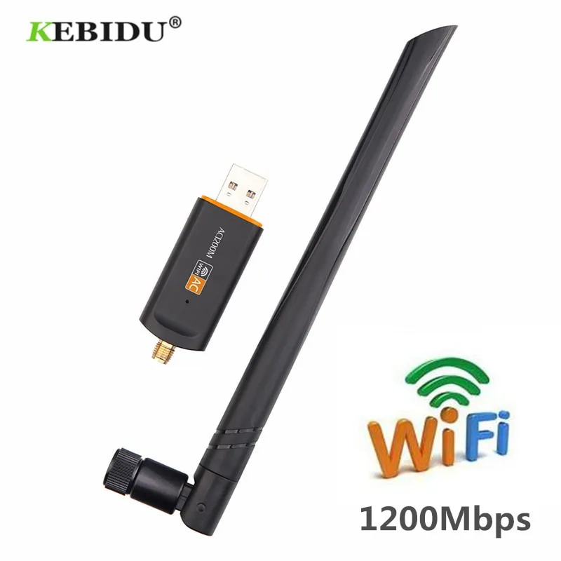 Satters Satters USB 3.0 Wi-Fi Adapter 1200 Mbps Dual Band 5dBi Antenna — product photo