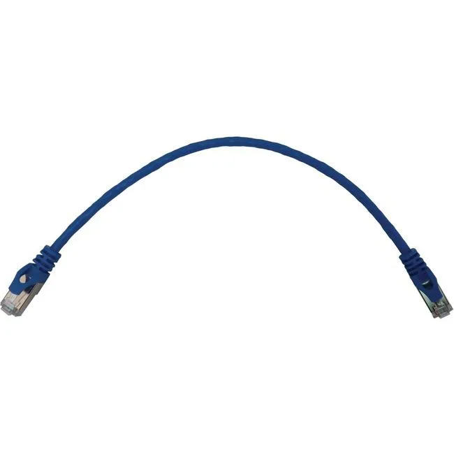 Tripp Lite Tripp Lite N262-S01-BL Cat6a 10G Shielded Slim STP Network Ethernet Cable 1 ft — product photo