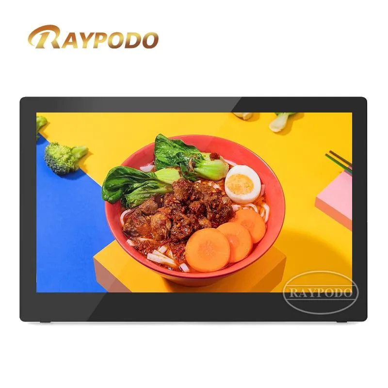 RAYPODO RAYPODO 18.5-inch RK3566 2GB+16GB Android 11 Black commercial display — product photo
