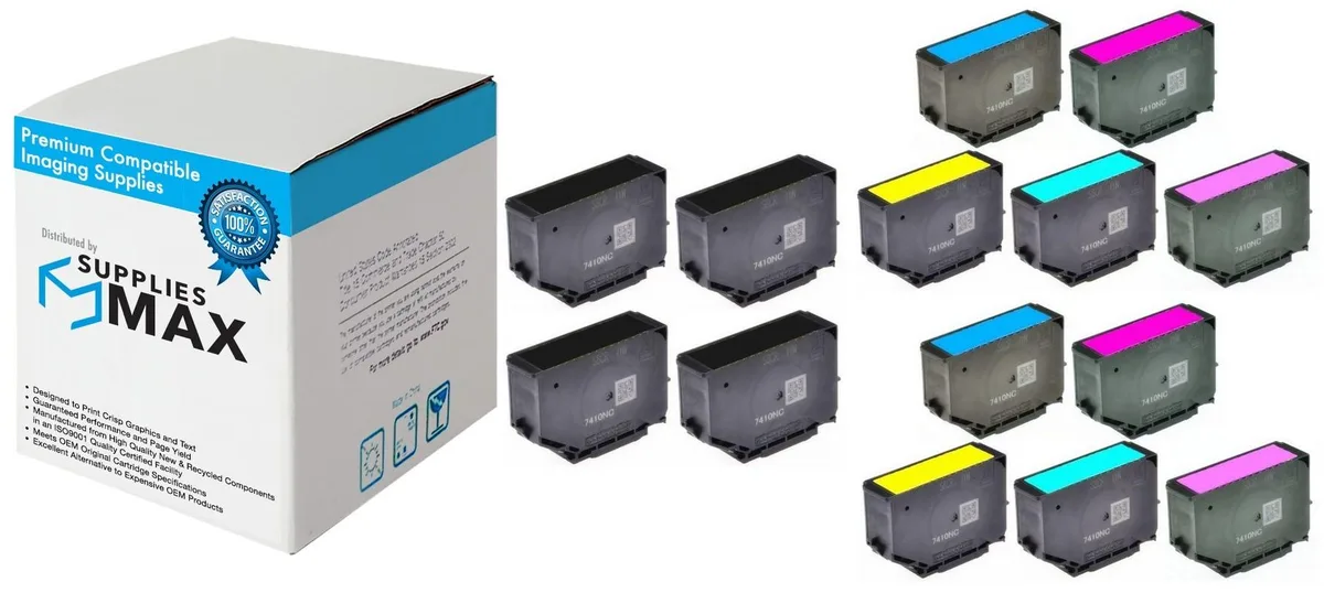 SuppliesMax SuppliesMax EPST312XL120-4B2CS High Yield Inkjet Combo Pack — product photo