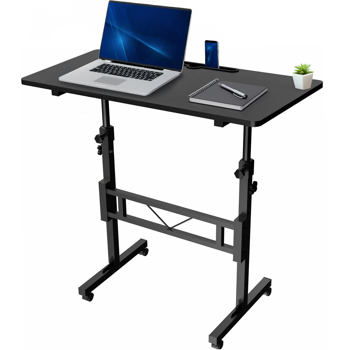 VIVO VIVO CART-V02A Black Mobile Desk 31.6 x 15.7" 44 lbs — product photo