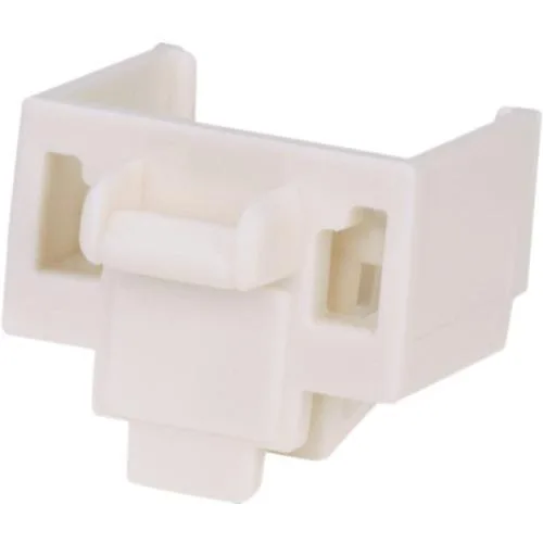 White polycarbonate switch plate with removal tool