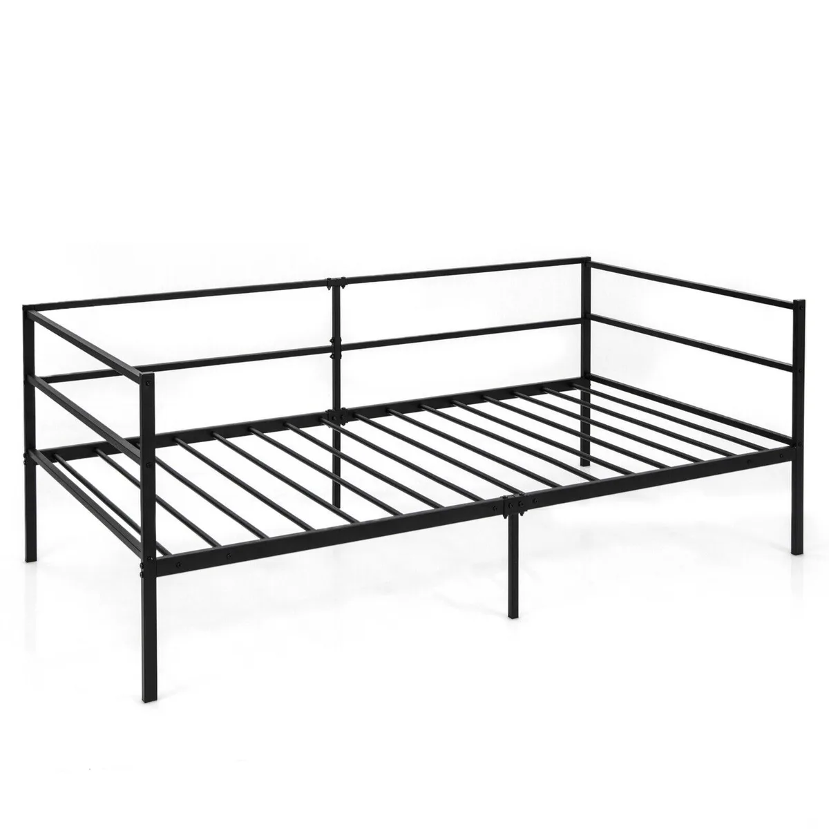 SlickBlue SlickBlue Twin Metal Daybed Frame Black 77.5" x 40.5" x 29 — product photo