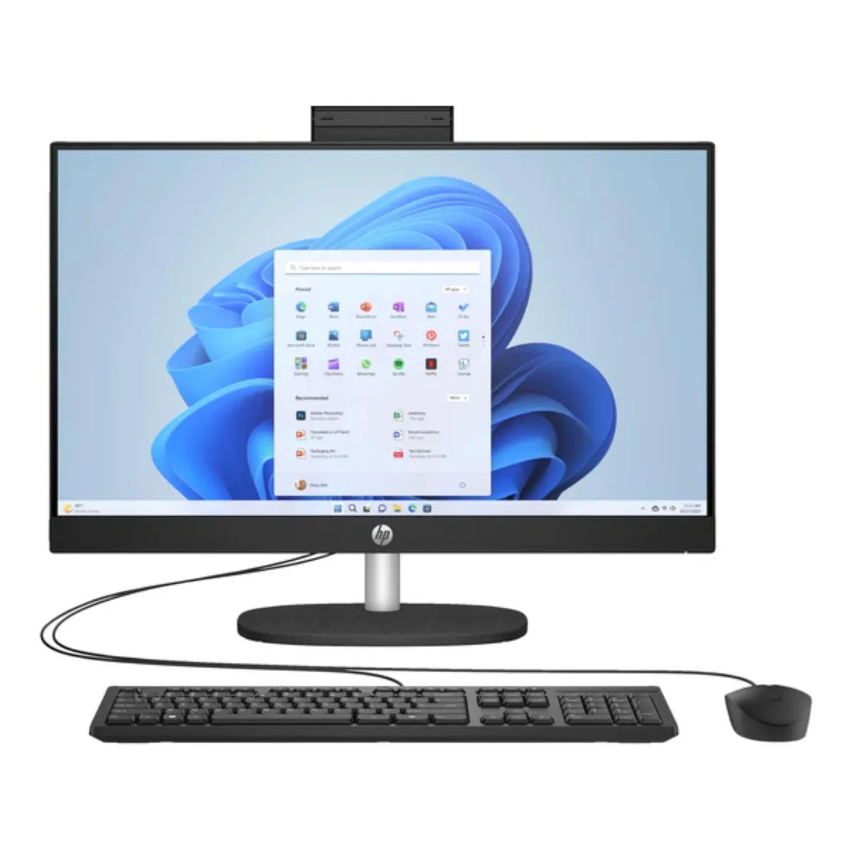 HP HP 24-CR1000T all-in-one PC Intel Core Ultra 7 155U 16 GB 1 TB SSD 23.8" FHD IPS Black — product photo