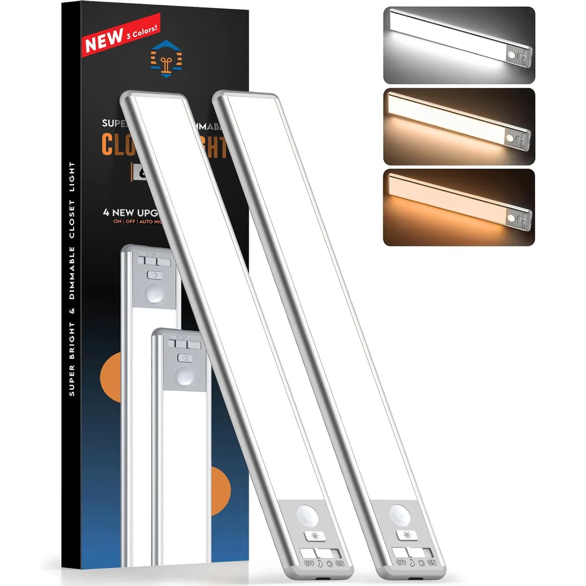  T64 Under Cabinet Light 80 LED 1800mAh 2 Pack — product photo