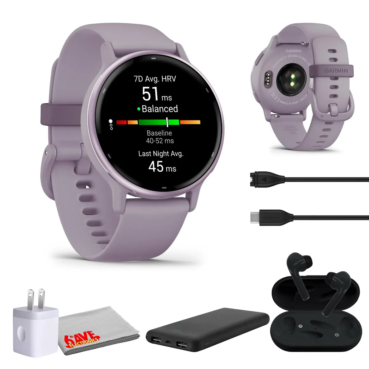 Garmin Garmin Vivoactive 5 Smart Watch Orchid Case 1.2" AMOLED — product photo