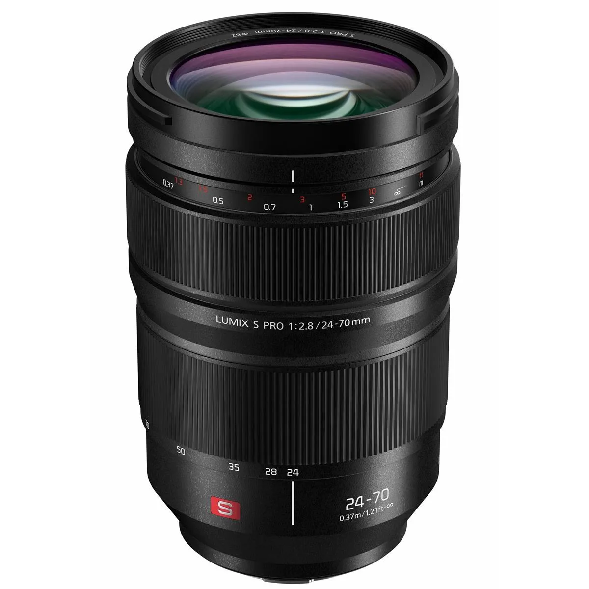Panasonic Panasonic Lumix S PRO 24-70mm f/2.8 L-Mount camera lens — product photo