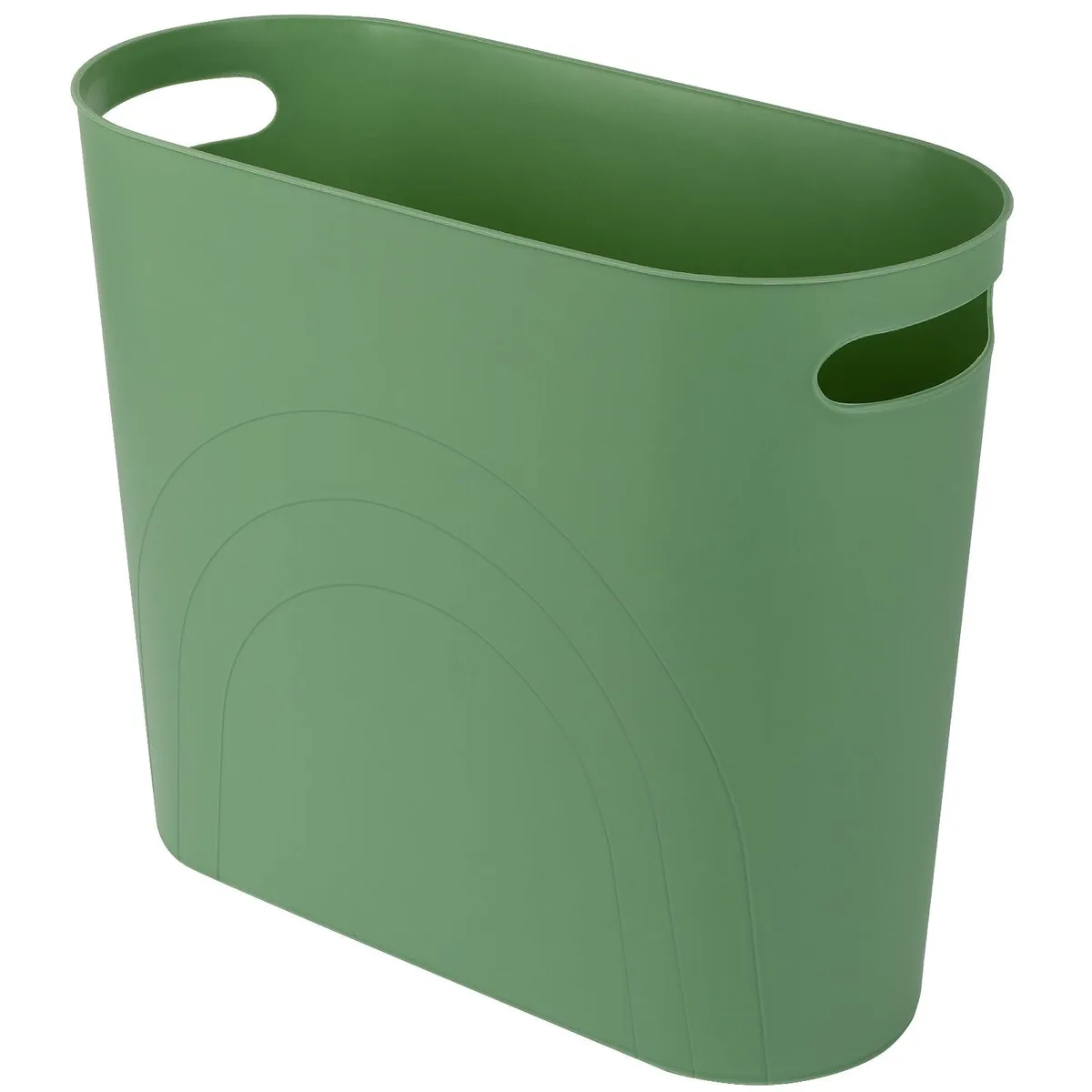 Baldwin 3.5 gal Slim Trash Can 3 Pack White 12.6x5.83x10.63 in — product photo