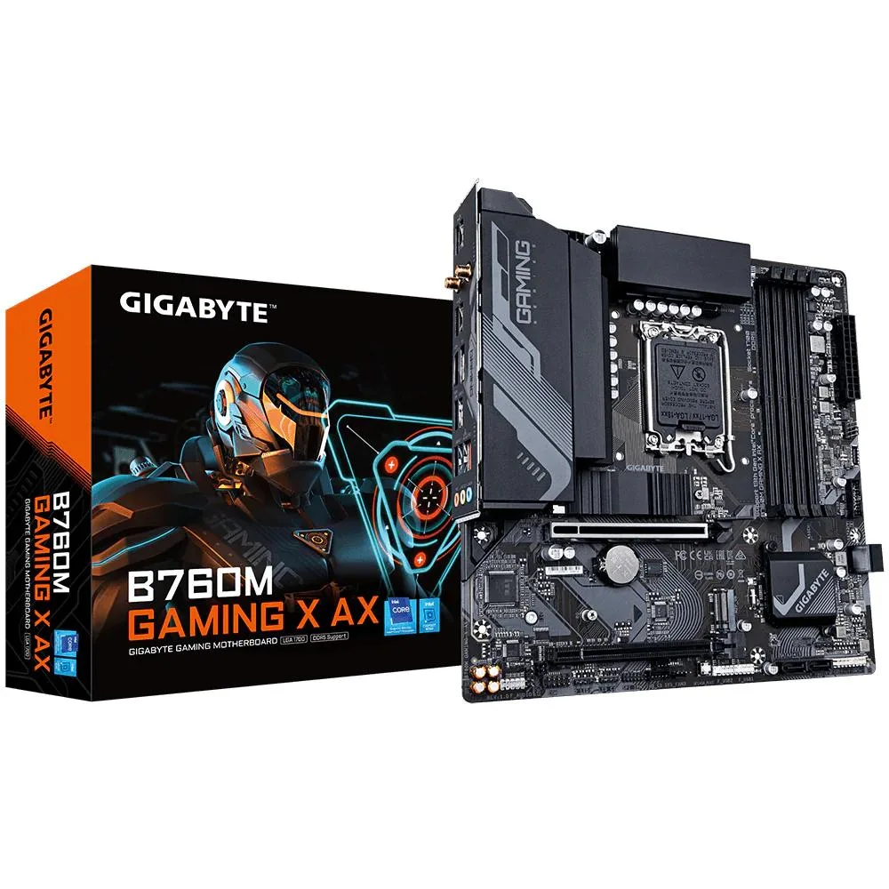 GIGABYTE GIGABYTE B760M GAMING X AX DDR5 Intel motherboard — product photo