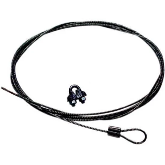 Bogen Communications Bogen Communications CK10B 10ft Cable & Clamp Black — product photo