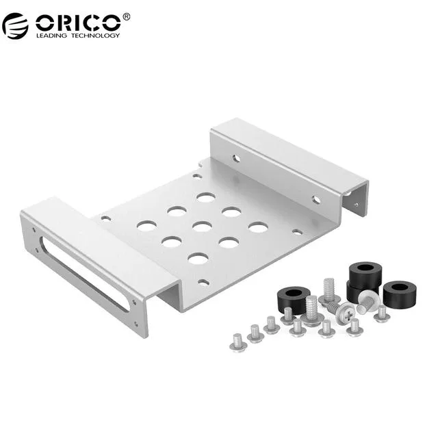 Hetai Tech Hetai Tech 5.25" to 2.5"/3.5" Drive Enclosure Silver — product photo