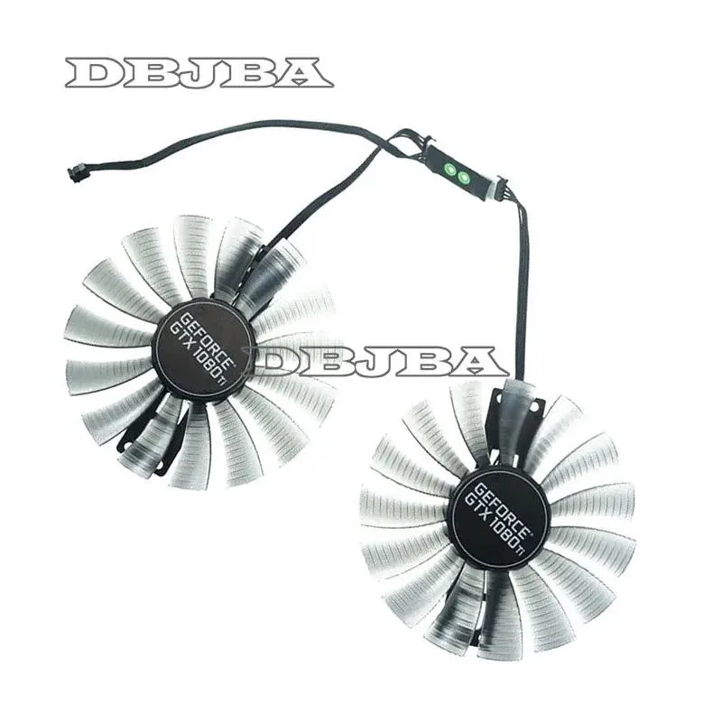 DBTLAP DBTLAP FD10015H12S 2PCS/SET graphics Fan For GAINWARD GTX1080Ti — product photo