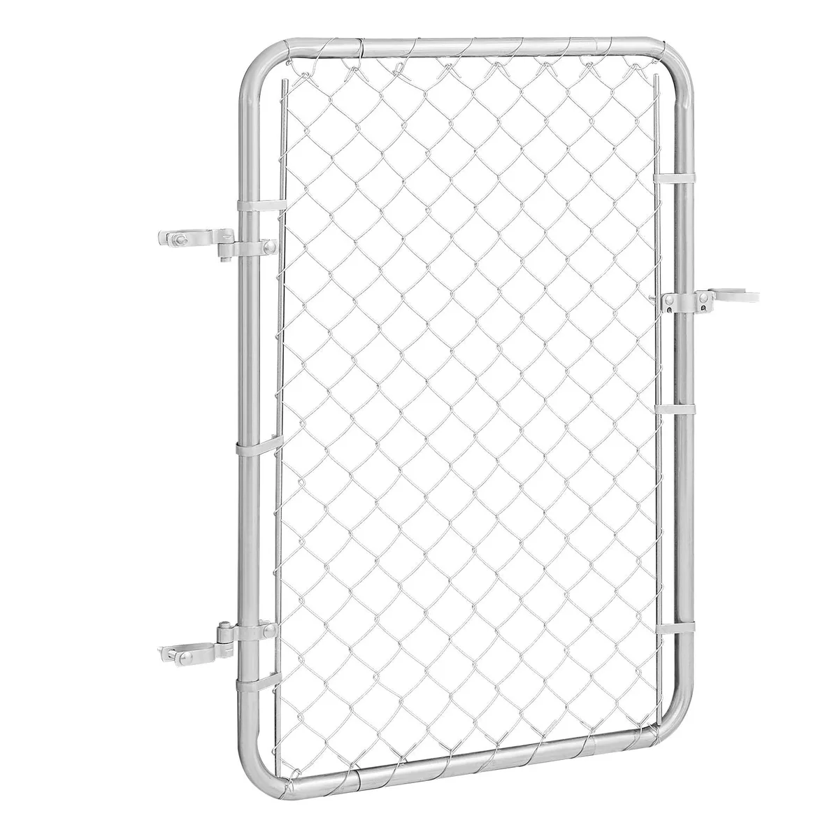 VEVOR VEVOR Chain Link Fence Gate 32 x 46 in Adjustable 24-72 in Opening Galvanized Steel — product photo