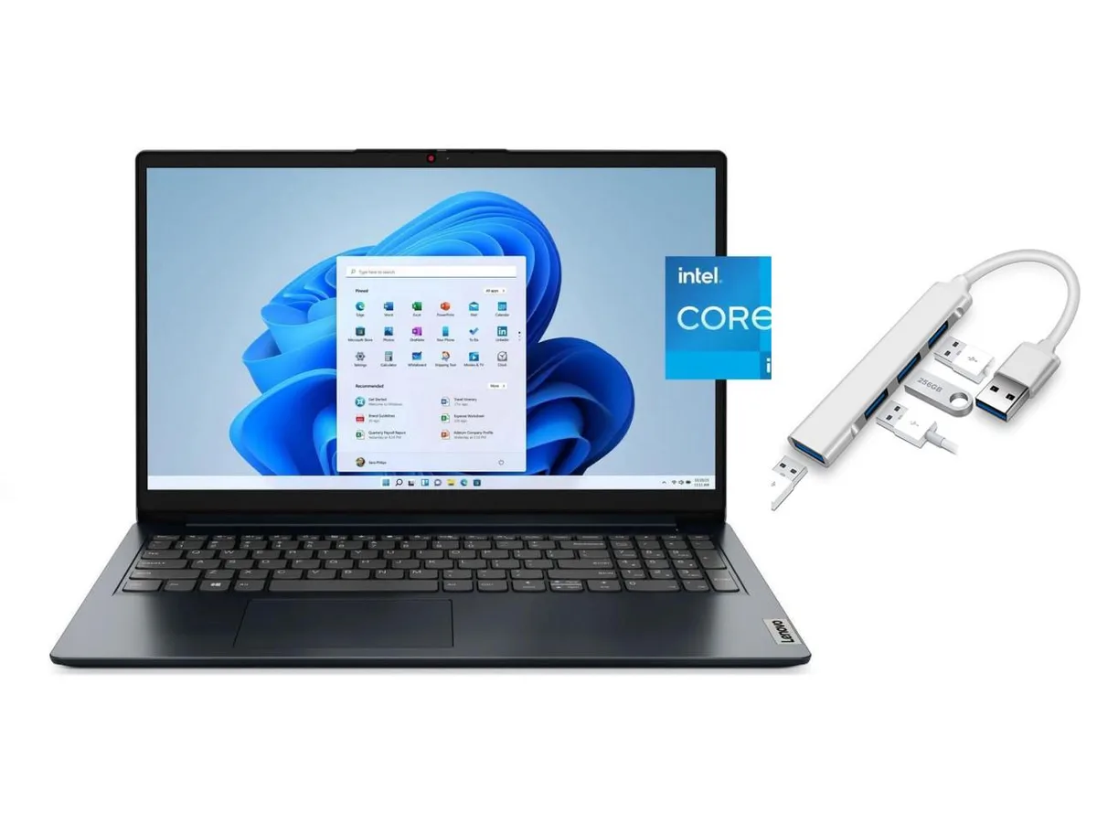 Lenovo Lenovo IdeaPad 1i 15.6" FHD i5-1235U 8GB 256GB SSD Abyss Blue Windows 10 S — product photo