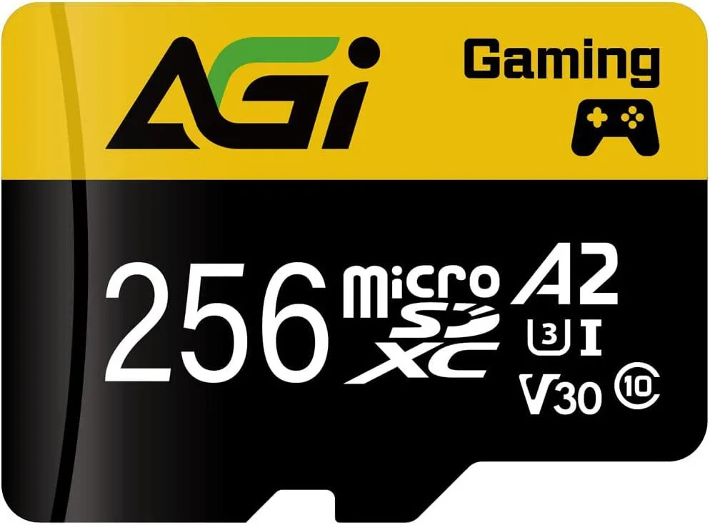 AGI AGI TF138 256GB microSDXC U3 V30 A2 98/70 MBs — product photo