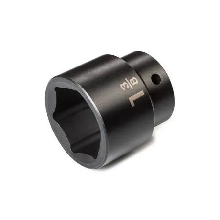 TEKTON 1/2 inch drive 6-point impact socket with laser and stamped size markings