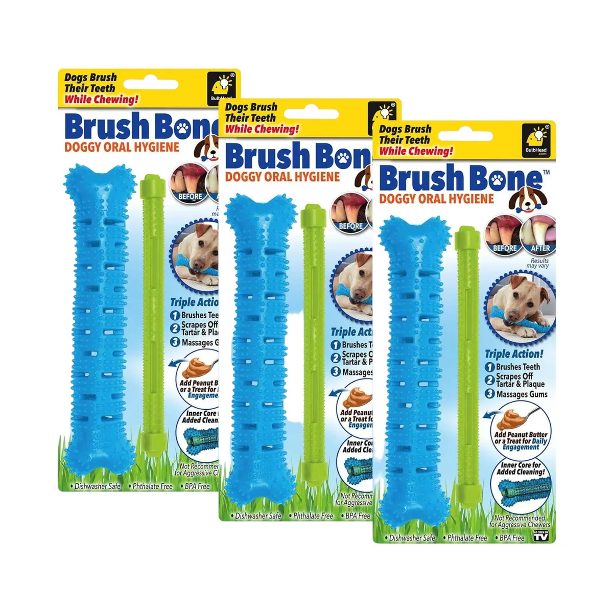 As Seen On TV As Seen On TV 15614 pet - toy 11 inches Blue 3 Pack — product photo