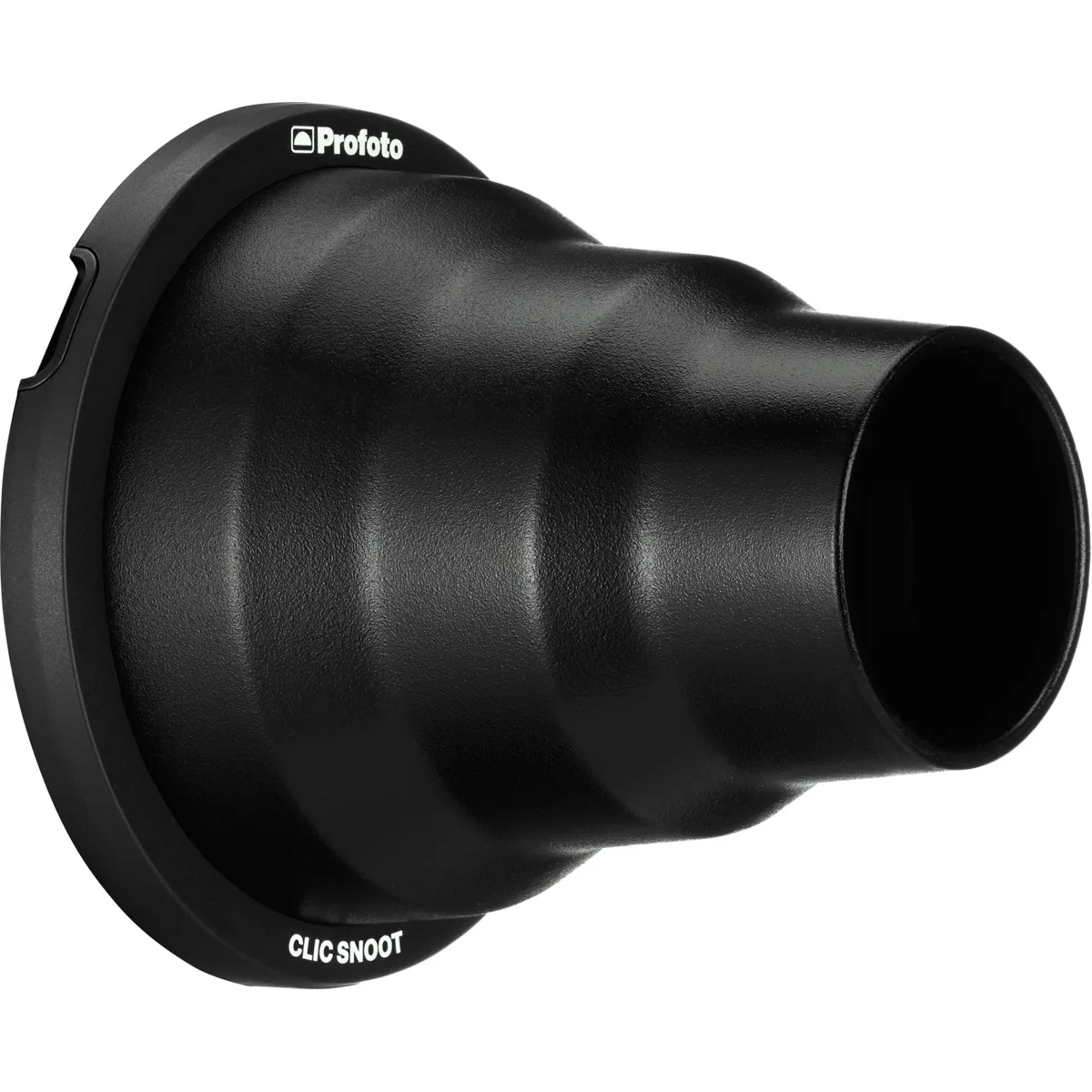 Cylindrical black magnetic snoot for Profoto A-series flash, 4.8 oz