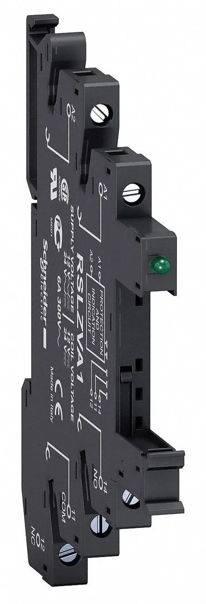 Schneider Electric Schneider Electric RSLZVA3 Slim Interface Relay Socket 5 Pin 110VAC — product photo