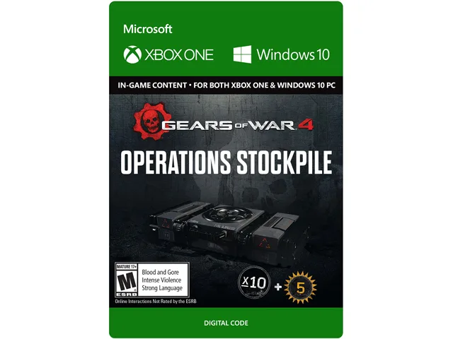 Microsoft Microsoft Gears of War 4: Operations Stockpile 7LM-00013 downloadable game — product photo