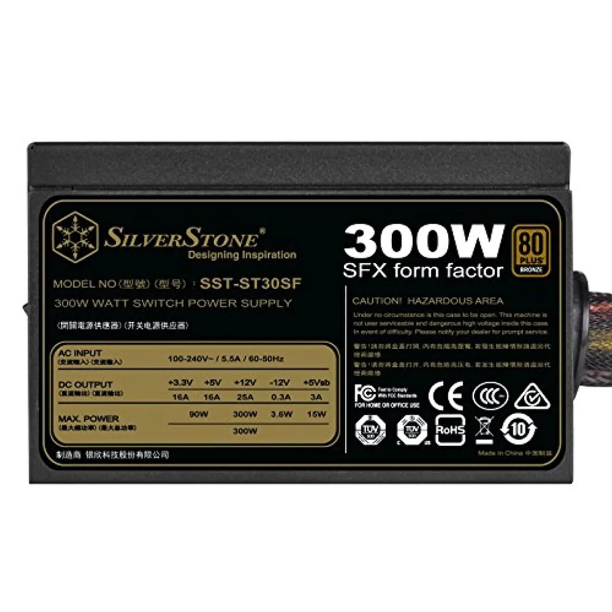 Silverstone Technology SilverStone Technology ST30SF-V2 300W SFX server power supply — product photo
