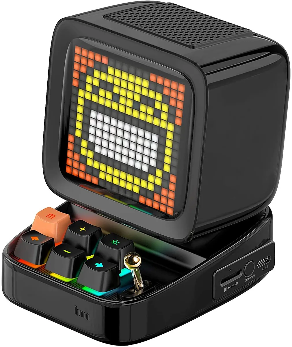 Divoom Divoom Ditoo Retro Pixel Art Bluetooth Speaker 16x16 LED Black — product photo