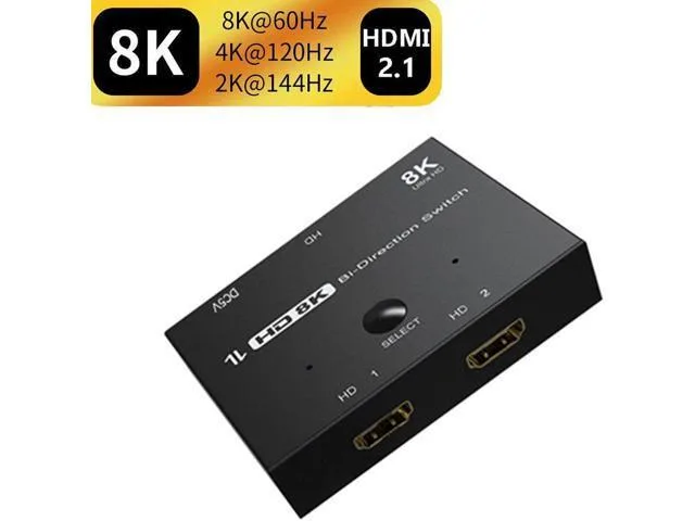 LORDWORLD LORDWORLD HDMI 2.1 Bi-Directional 2-in-1/1-in-2 KVM Switch 8K@60Hz 4K@120Hz — product photo