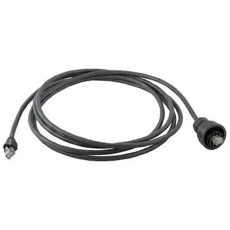 Hubbell Incorporated Hubbell Incorporated HI610AE Cat 6 patch cord, black, 10 ft — product photo