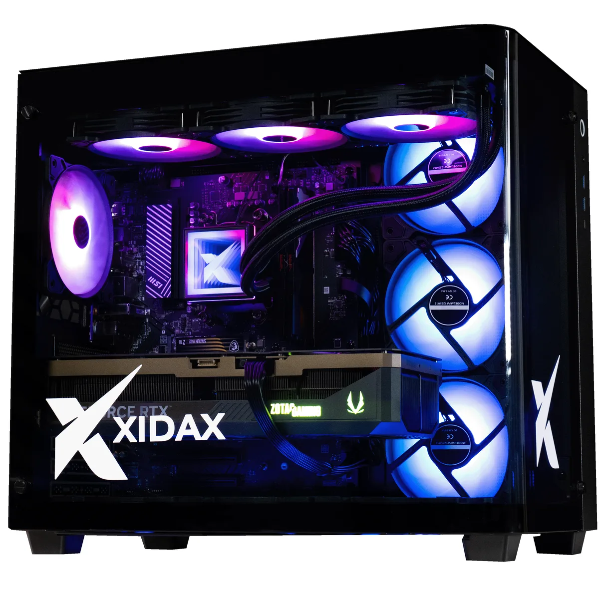 XIDAX XIDAX 16373 Gaming PC Ryzen 7 7800X3D RTX 5070Ti 32GB DDR5 2TB NVMe — product photo