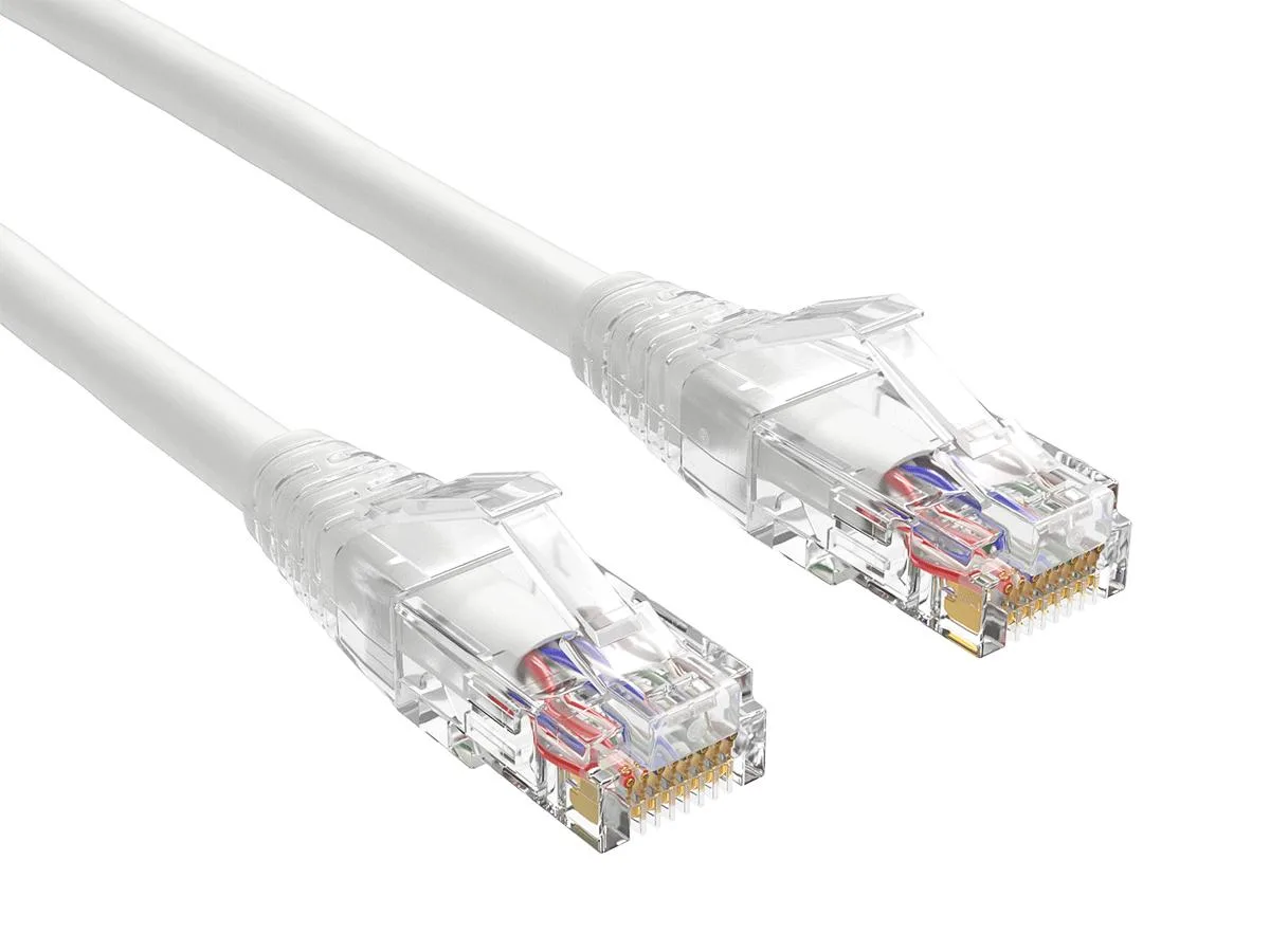 Cable Leader Cable Leader Cat6 Ethernet Cable 5 ft White 24AWG 550MHz — product photo