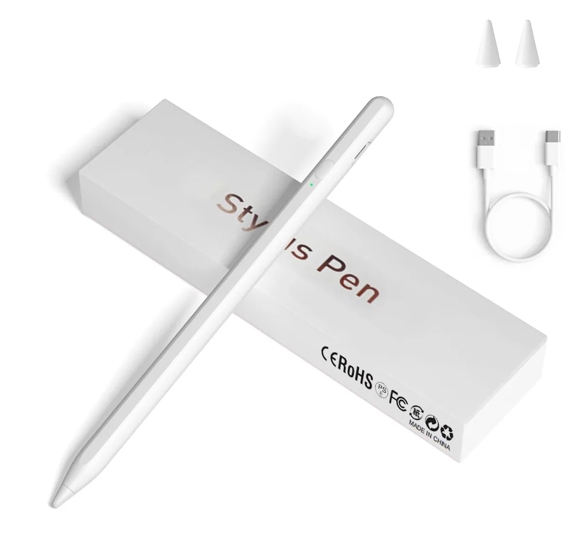  JXYHMY Universal Fine Point iPad Pencil White 6.5 in — product photo