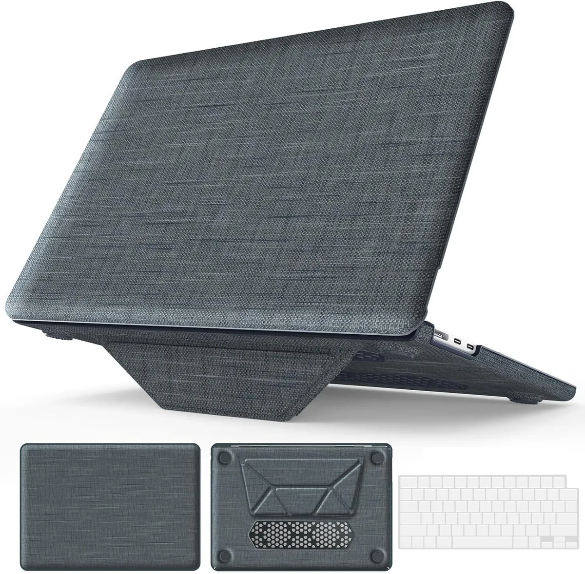 Werleo Werleo MacBook Air 15 inch Case Grey 2025 2024 2023 2022 M4 M3 M2 A3241 A3114 A2941 — product photo
